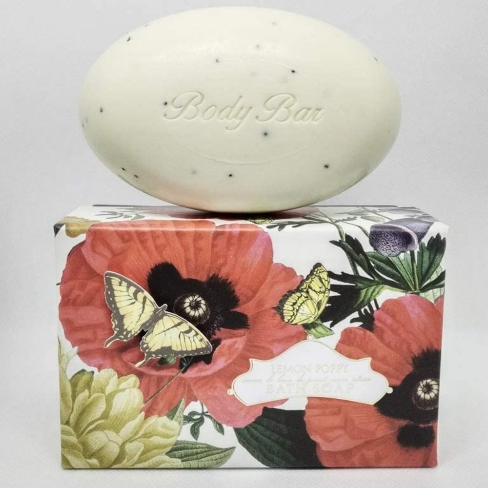 Luxurious Bath Soap Lemon Poppy 340g New